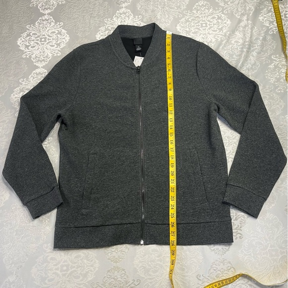 H&M Men’s Zip Up Cardigan Jacket NWT Grey Size Large - Picture 3 of 7